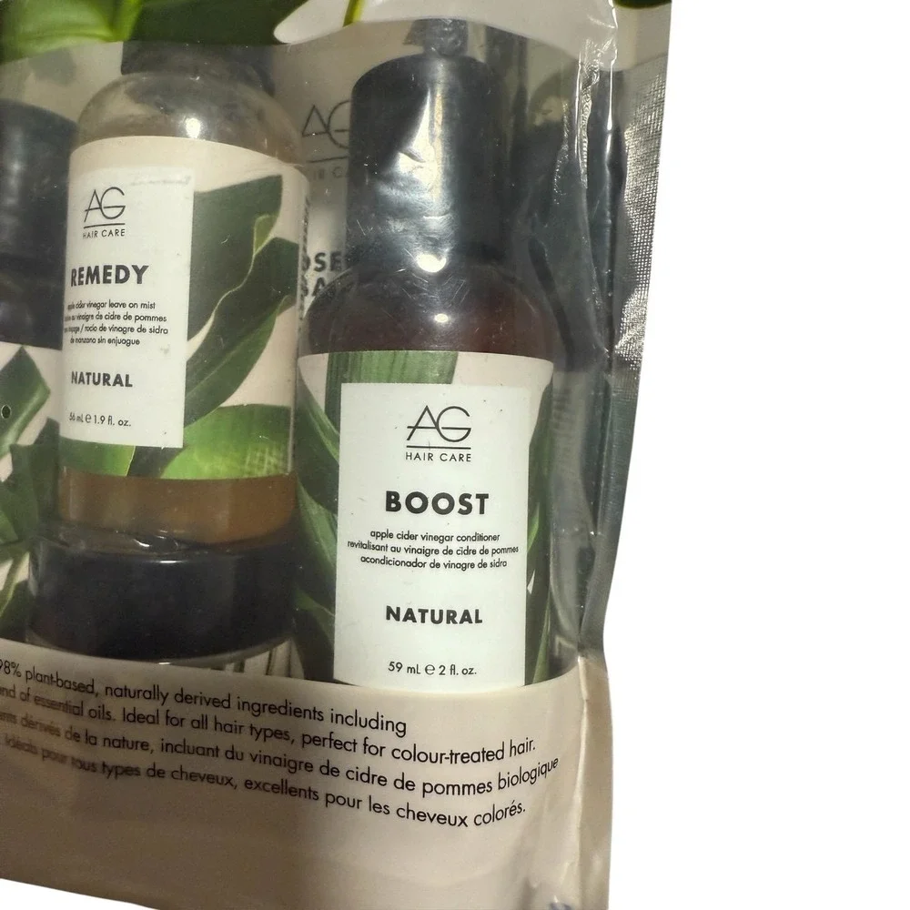 AG Hair Natural Healthy Hair Starter Kit Travel Size HTF rare